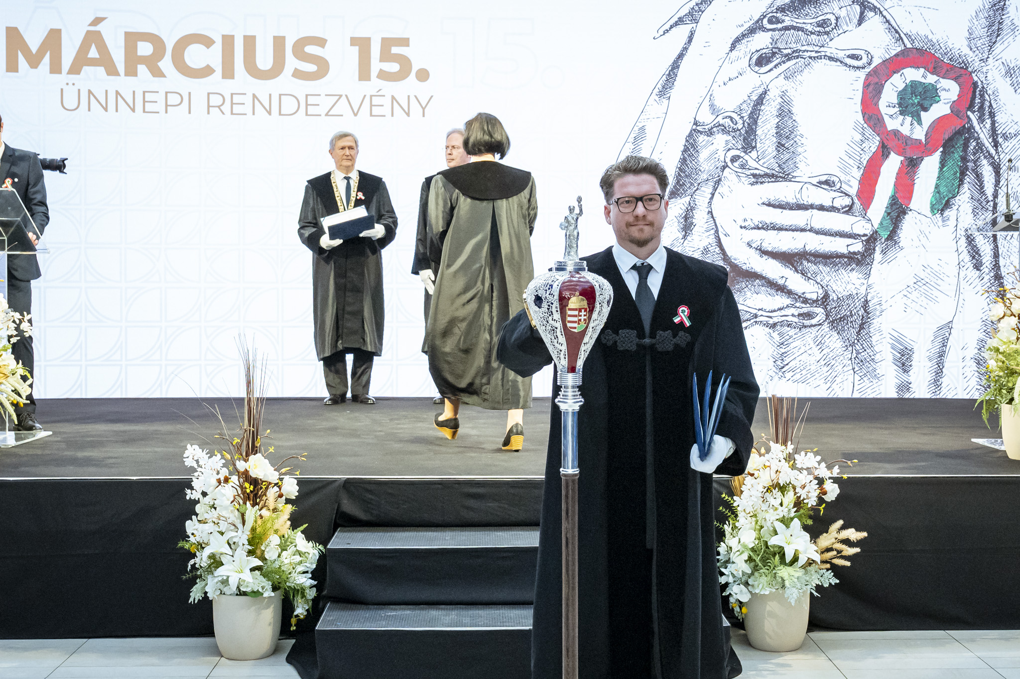 Doctoral gallery: The ceremony was completed by the conferral of doctoral degrees (Photo: András Adorján, Gergely Nagy / Széchenyi István University)